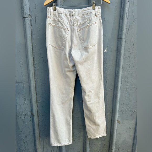 Good American 90’s Icon straight leg bone coloured, size 6/28 - Picture 13 of 13